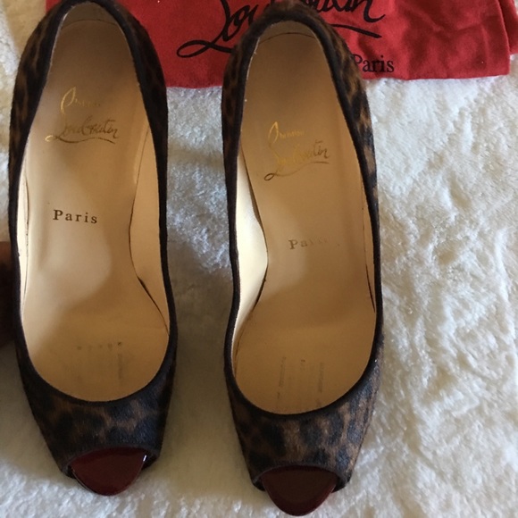 louboutin leopard heels